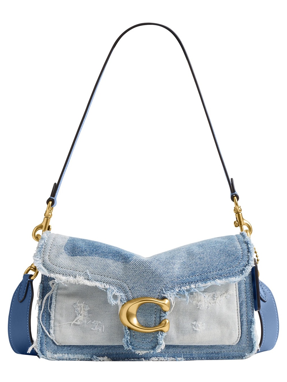 Coach Tabby 26 Upcycled Denim Patchwork Shoulder Bag